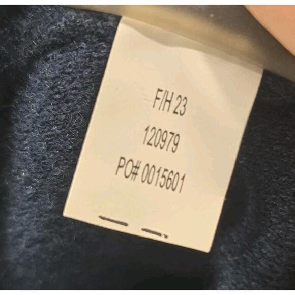 Title Nine Dress Womens XS Blue Stripe Sweater Long Super Power Zip Merino Wool - Picture 11 of 13